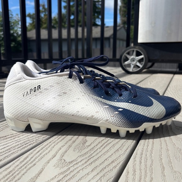 Nike Vapor Untouchable Speed 3 TD Football Cleats Mens 15 White Blue AO3034-107 main image 10
